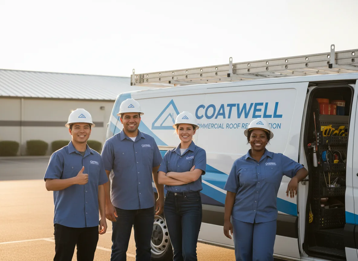 Commercial roof coating company in Alvin, IL